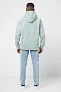  Iqoniq Trivor recycled polyester microfleece hoodie, storm grey - iqoniq