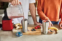 Insulated Travel Tumbler 600ml - Black + Blum