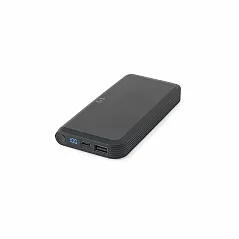 10.000 mAh power bank in recycled ABS (100% rABS) with 15W superfast wireless charger
