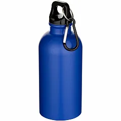 400 ml matte RCS recycled single wall stainless steel water bottle with carabiner