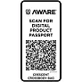 Crescent 500 g/m² Aware™ recycled crossbody bag