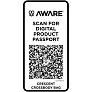 Crescent 500 g/m² Aware™ recycled crossbody bag