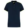  LADIES' SHORT-SLEEVED CONTRASTING DAYTODAY POLO SHIRT - Designed To Work