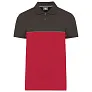  Unisex eco-friendly dvobojna polo majica kratkih rukava - Designed To Work