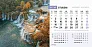  "NACIONALNI PARKOVI HRVATSKE" 13 list., dim: 20,5x14,5 cm, stolni kalendar, koverta, P/100