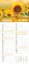  "CVJETNI PLANER" 13 list., dim: 22x55cm,  PVC vrećica, P/50, color kalendar