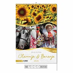 "MOJA ZLATNA SLAVONIJA i BARANJA"  color kalendar