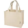 Odessa 220 g/m² GRS recycled cotton mini gusset tote bag 9L