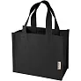 Odessa 220 g/m² GRS recycled cotton mini gusset tote bag 9L