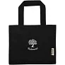 Odessa 220 g/m² GRS recycled cotton mini gusset tote bag 9L
