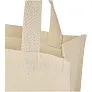 Odessa 220 g/m² GRS recycled cotton mini gusset tote bag 9L
