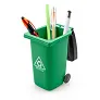 Erco Držač za olovke u obliku kante za smeće