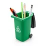 Erco Držač za olovke u obliku kante za smeće