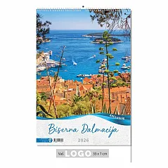 "BISERNA DALMACIJA" color calendar
