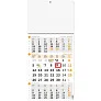  "Poslovni NARANČASTI" trodijelni kalendar, 12 list., dim:29,5x42cm, PVC vrećica, pokazivač, P/60