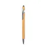 NEIL BAMBOO Bamboo ballpoint with chrome-plated aluminium details