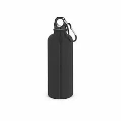 Single-wall stainless steel bottle with carabiner clip 550 ml