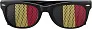 LEXI Plexiglass sunglasses with country flag