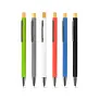 ZYLEN Ballpoint pen in recycled aluminum (100% rAL), with rubber finish
