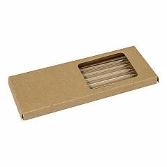 glass straw set