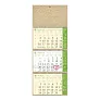  Three-part calendar SIRIO EKO GREEN, spiral bound