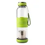 SULMONA 550 ml glass bottle with tea infuser