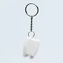 TOOTHY keychain with dental floss