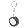 Wheel keyring with tape measure