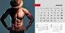  "MASCULINE" 13 list., dim: 20,5x14,5 cm, stolni kalendar, koverta, P/100
