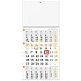  "Poslovni NARANČASTI" three month calendar, 12 sheets, format: 29,5x62cm, PVC bag, date indicator, P/50 NOT BOUND
