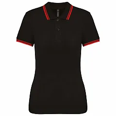 Ženska polo majica s kontrastnim obrubom - Kariban
