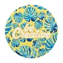 CreaFelt Drink Plus RPET felt coaster, circle