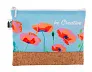 CreaBeauty Cork M RPET custom cosmetic bag