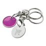 Eurocoin trolley coin keyring