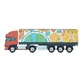 Trucker 15 ravnalo - kamion 15 cm