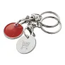 Eurocoin trolley coin keyring