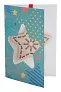 TreeCard Božićna čestitka, zvijezda