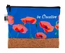 CreaBeauty Cork M RPET custom cosmetic bag