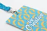Entry custom paper badge