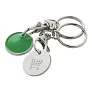 Eurocoin trolley coin keyring
