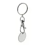 Eurocoin trolley coin keyring