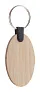 Bambry bamboo keyring, round