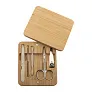 Manoky bamboo manicure set