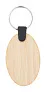 Bambry bamboo keyring, round
