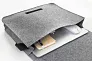 Refelt Courier RPET felt messenger bag