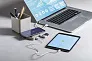 Ampdesk multifunctional pen holder