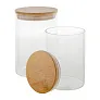 Momomi XL staklenka s poklopcem od bambusa 1000 ml
