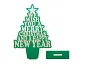 Kampsala desk Christmas tree