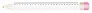 Sharpy 24 24 cm ruler, pencil