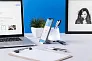 Lumeo pen holder with USB hub